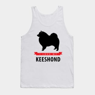 I Love My Keeshond Tank Top